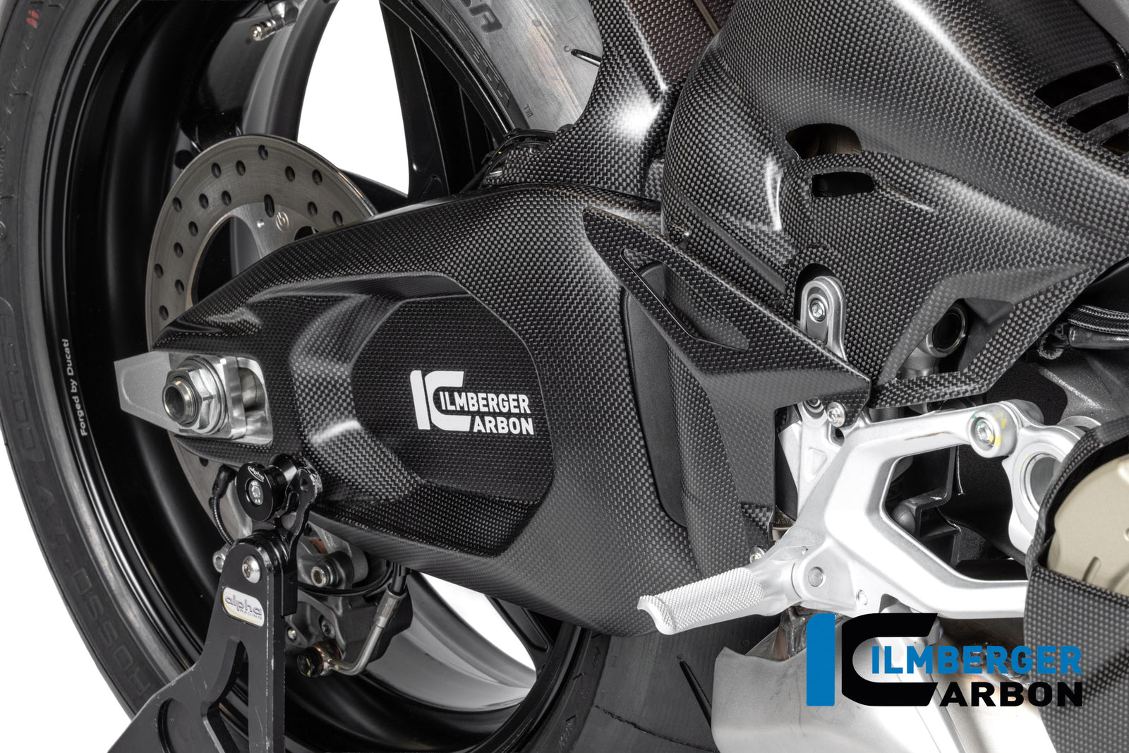 Ilmberger Carbon Swingarm Cover Right Ducati Panigale V4 2025-2026 - Matte / Plain