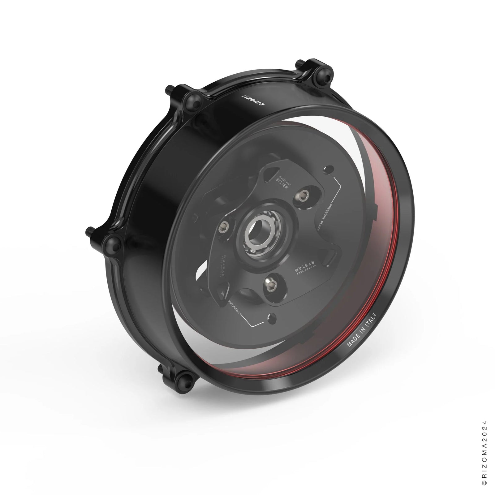 Rizoma Clear Clutch Cover Kit For Ducati Stretfighter V4 V4S