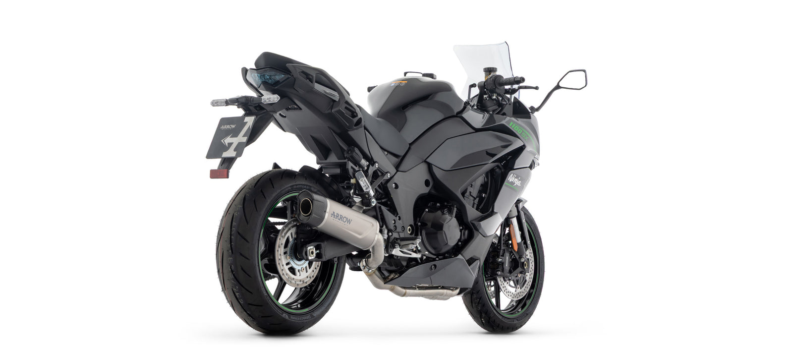Full System With Indy Race Evo Titanium Slip On With Carbon End Cap