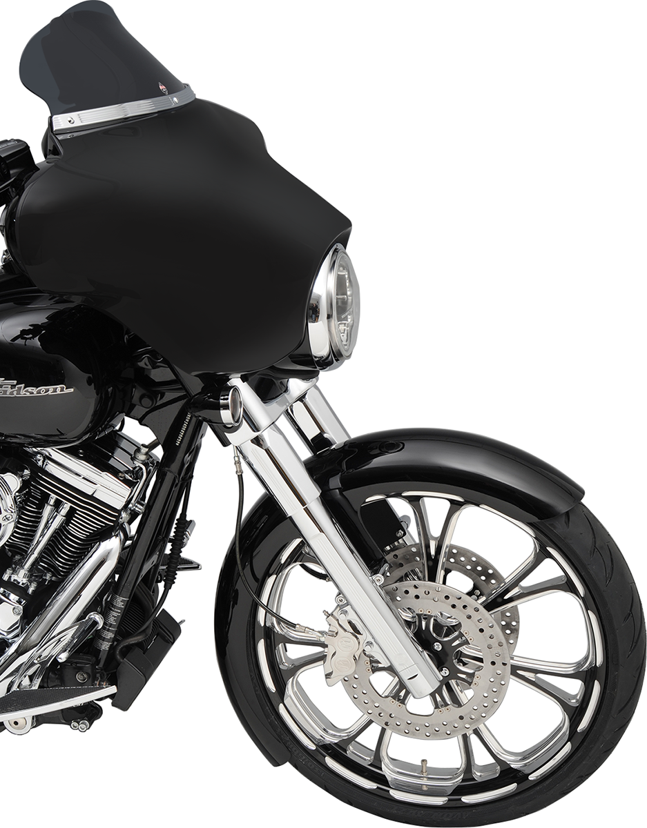 Klock Werks Flare® Windshield - 6-1/2" - Smoke - '96-'13 FLH