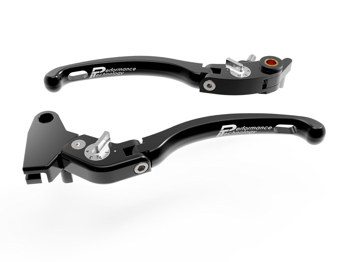 Ducabike DBK LE14 Brake / Clutch Adjustable Levers Eco GP 1 - BLACK-SILVER