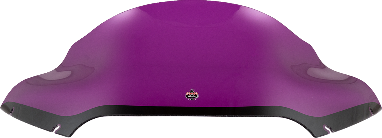 Klock Werks Kolor Flare® Windshield - 9" - Purple - '15-'25 FLTR