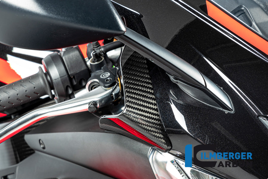 Ilmberger Carbon Wind Deflektor On The Top Fairing Right Side Aprilia RSV4 From 2021 - Gloss