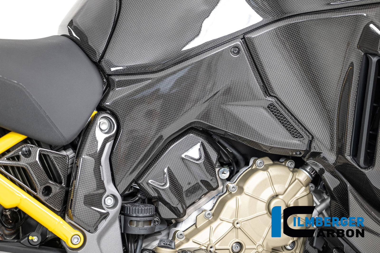 Ilmberger Carbon Right Tank Cover Carbon Glossy Ducati Multistrada V4 2025