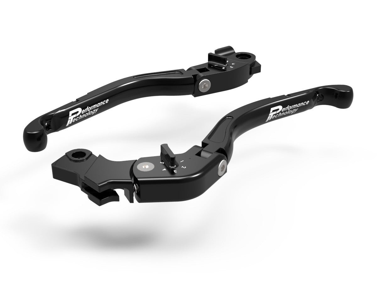 Ducabike DBK LEA10 Brake / Clutch Adjustable Levers Eco GP 2 - BLACK-BLACK