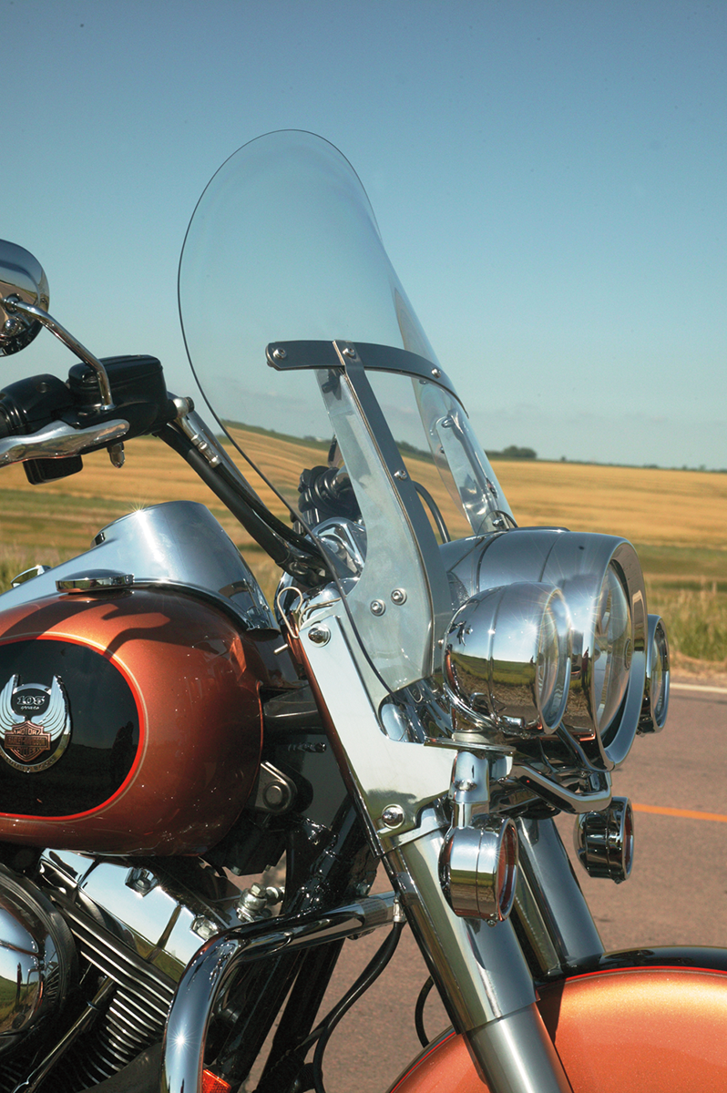 Klock Werks Billboard Flare® Windshield - 16" - Clear - '94-'25 FLH/FLD