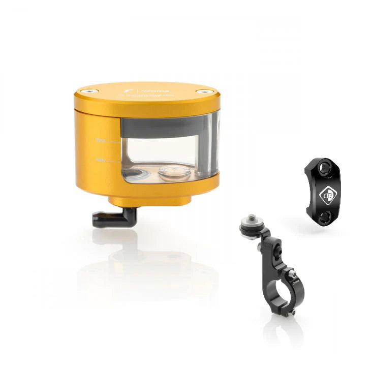 Rizoma Next Complete Front Brake Fluid Reservoir Kit For BMW M1000XR - Gold