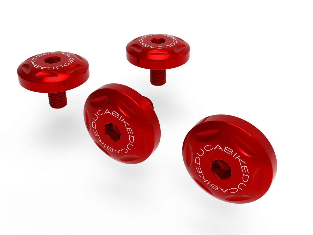 Ducabike DBK KVT02 MTSV4 Front Deflector Screws Kit - RED