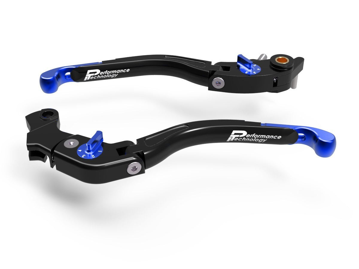 Ducabike DBK LEA05 Brake / Clutch Adjustable Levers Eco GP 2 - BLACK-BLUE