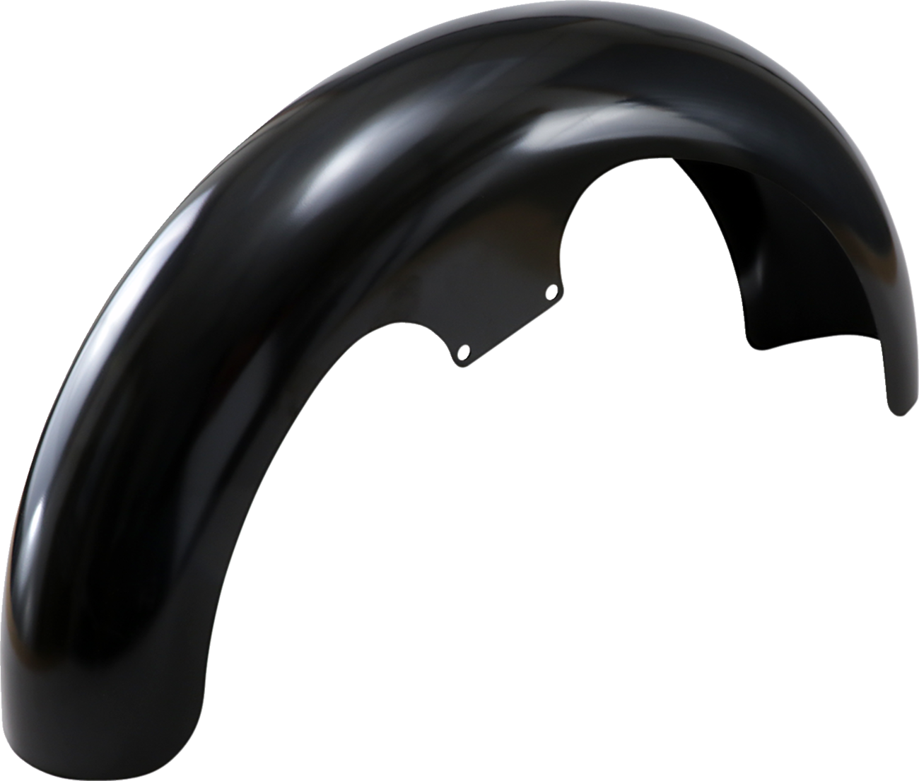 Klock Werks Wrapper Front Fender - Black - 21" - HD Dyna/Softail