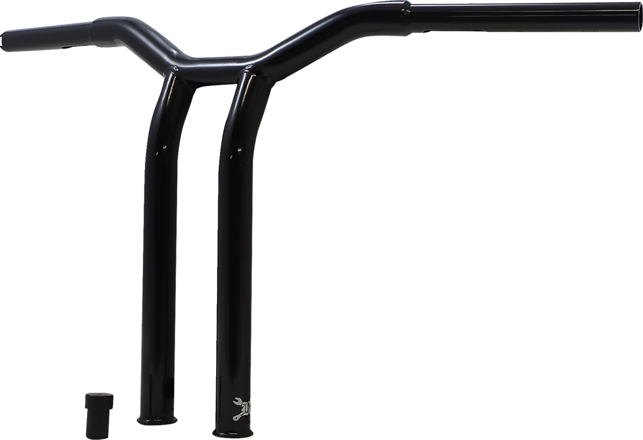 Burly Brand Dominator Handlebar - Raked - 14" - Black