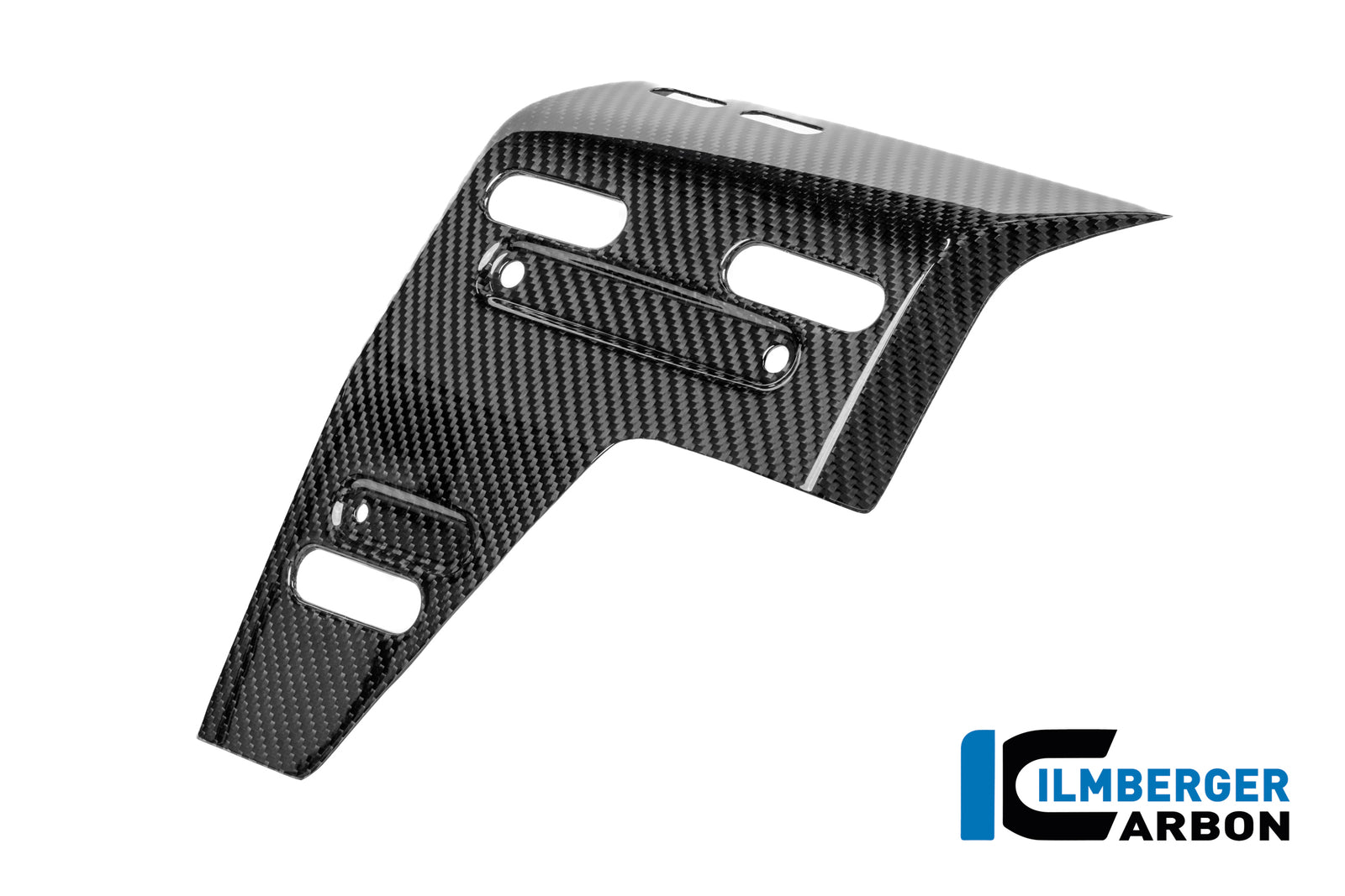 Ilmberger Carbon Radiator Cover With Holes Left BMW R 1300 GS Adventure - Gloss / Twill