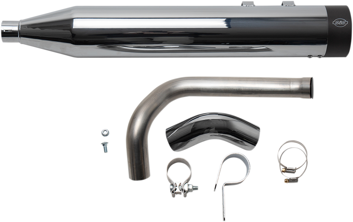 S&S Cycle Shadow Muffler Kit - Chrome - '09-'23 Touring
