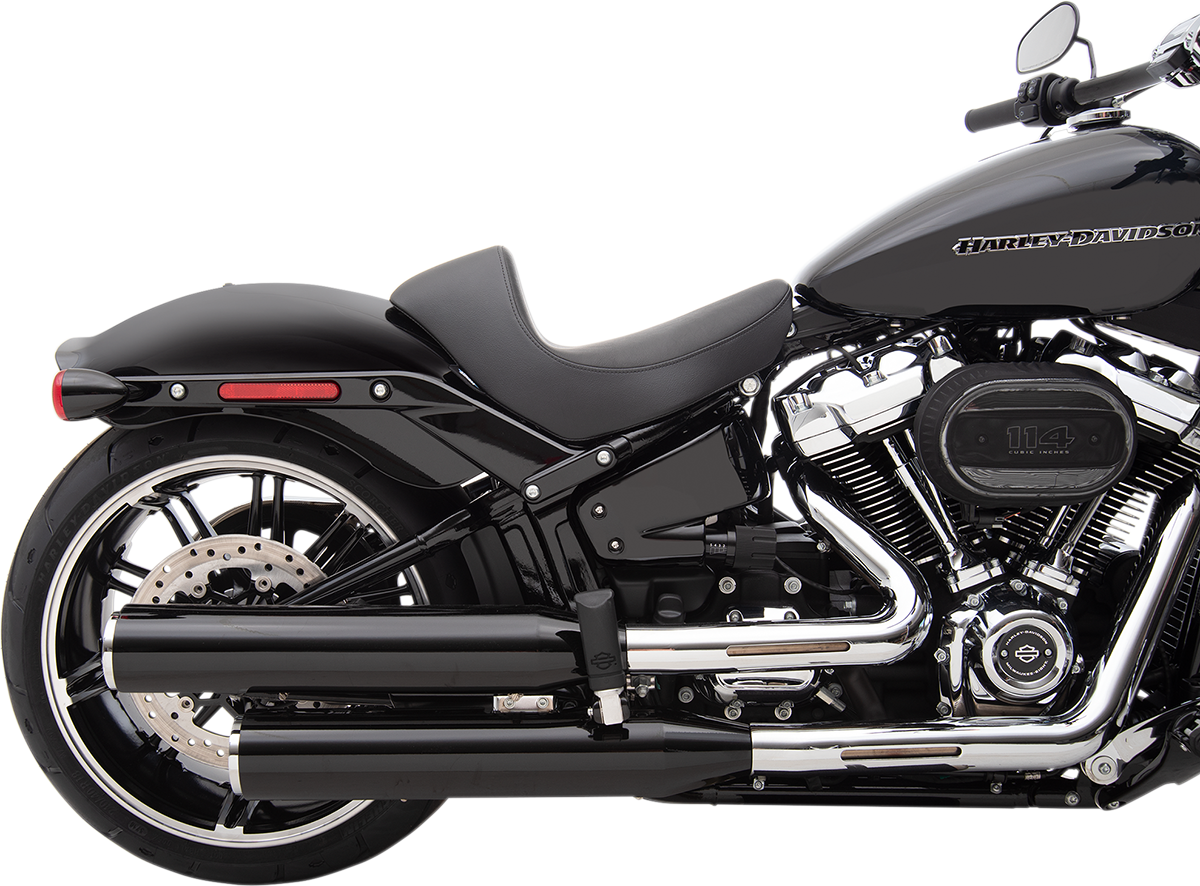 Drag Specialties Seats EZ-Solo Seat - Smooth - Solar-Reflective Leather - FXBR/S '18-'20