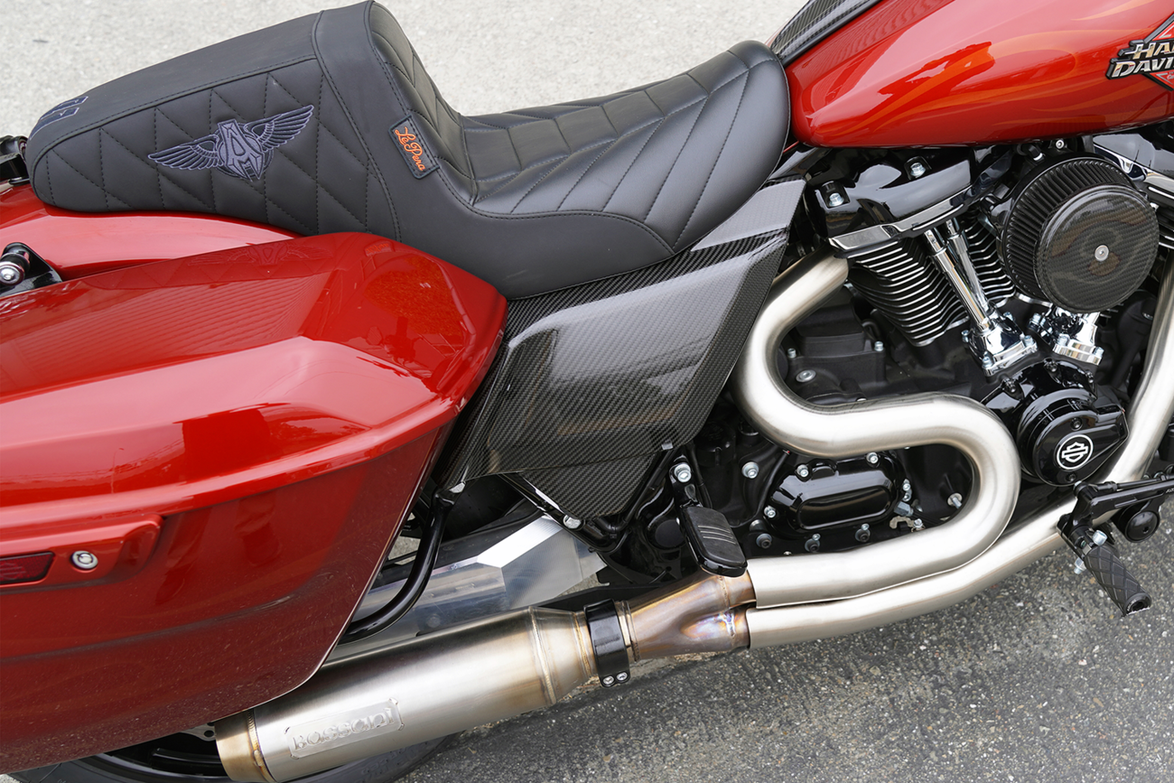 Arlen NESS Side Covers - Carbon Fiber - Harley-Davidson® - Touring '09-'23