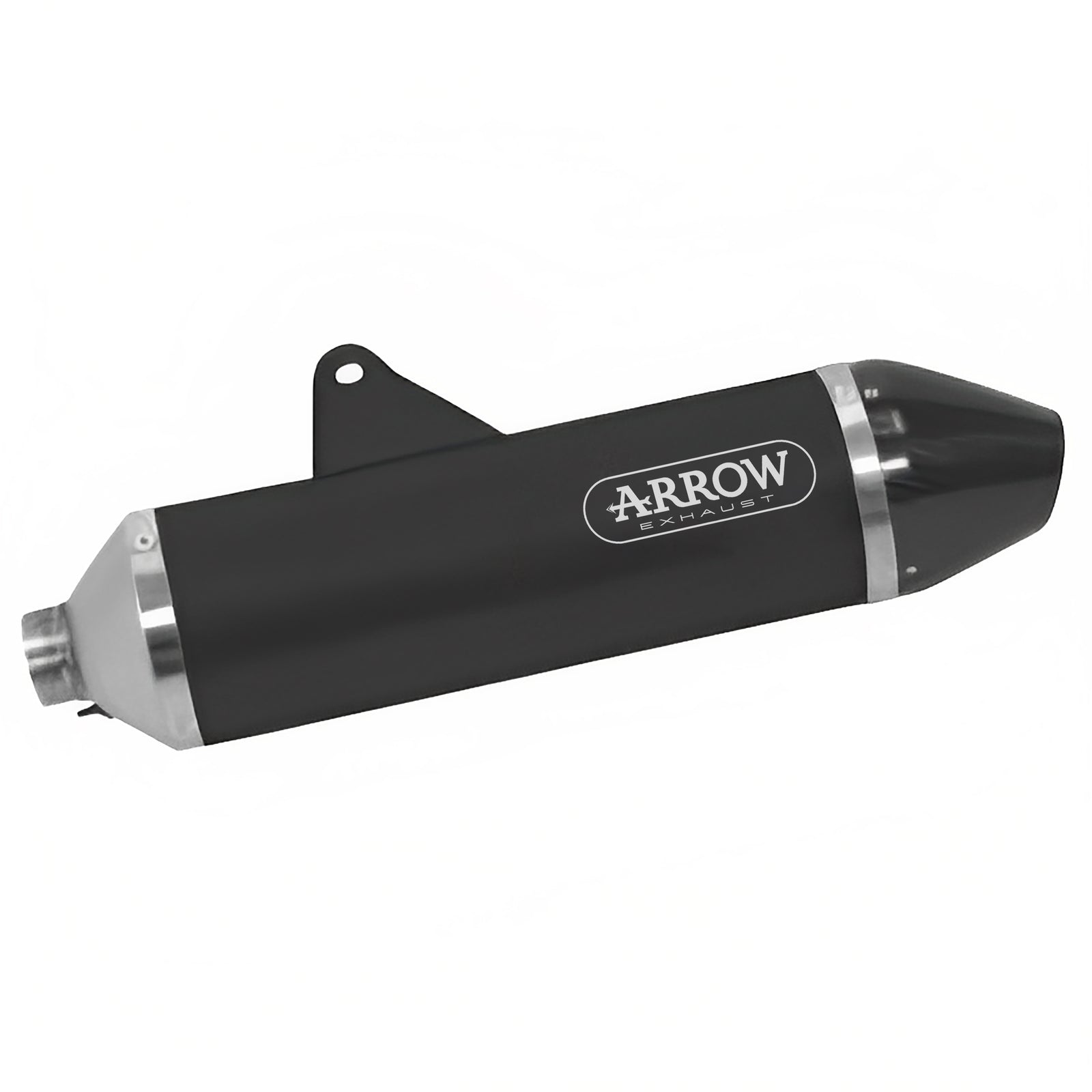 Arrow 72528AKN Thunder Aluminium Dark Slip On With Carbon End Cap