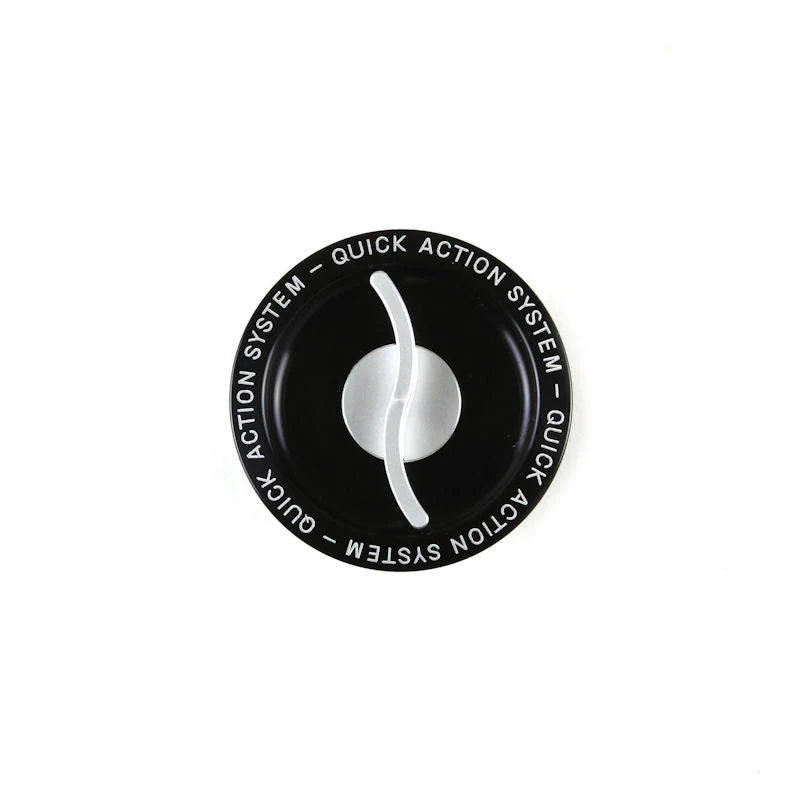 TWM Replacement Fuel Filler Center Cap For Quick Action Gas Cap - Silver