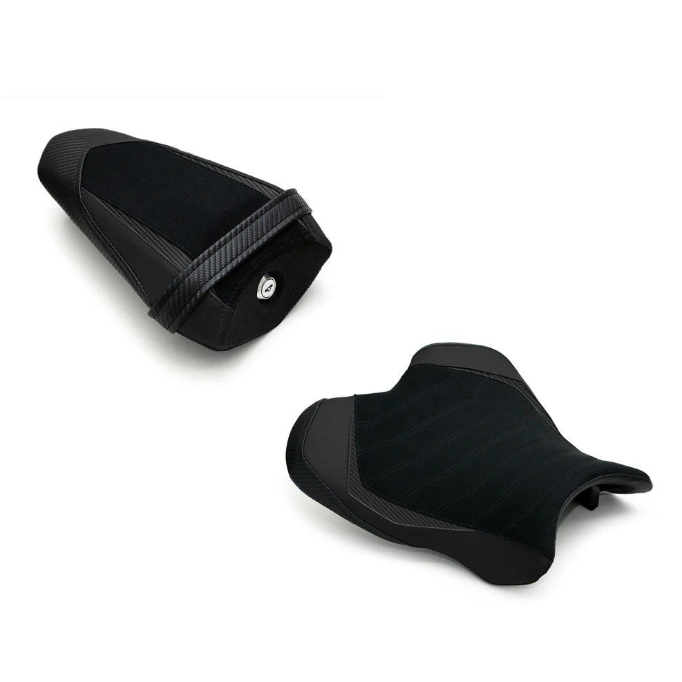 Luimoto Team Yamaha Seat Cover For Yamaha R1 R1S R1M 2015 To 2025 - Rider+Passenger