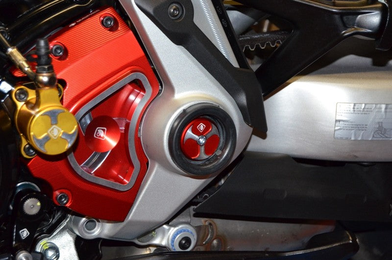 Ducabike DBK TTF02 Xdiavel Kit Central Frame Caps - RED