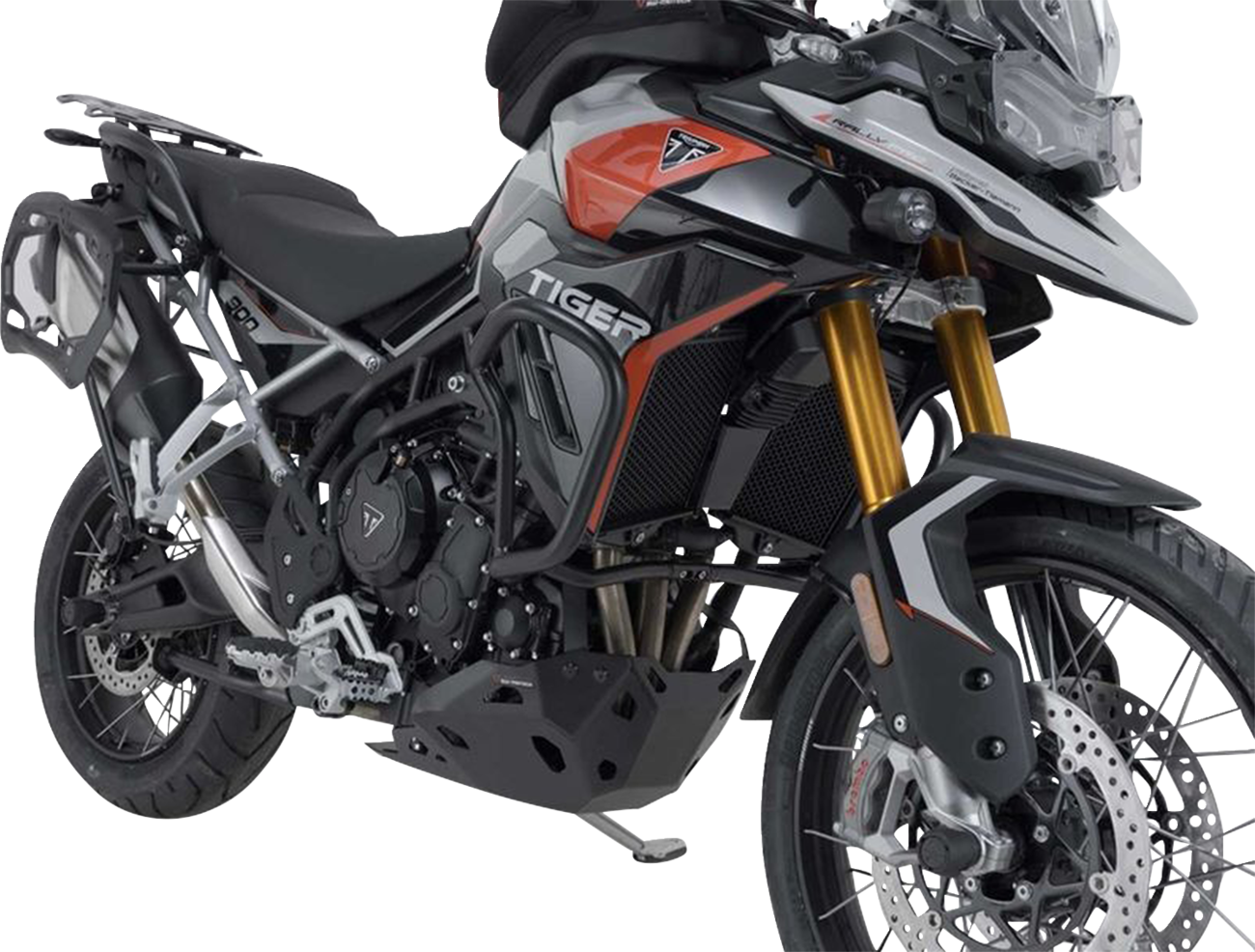 SW-Motech Crash Bar - Left/Right - Black - Triumph