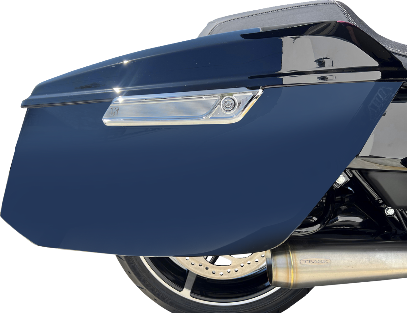Kodlin USA Saddlebag Latch Covers - Chrome - FLHX/FLTRX '23-'24