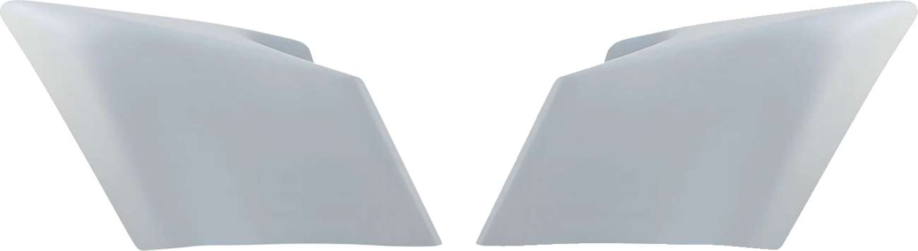 Paul Yaffe Bagger Nation Swoop Side Covers - Smooth - Factory Stretched Saddlebags - HD