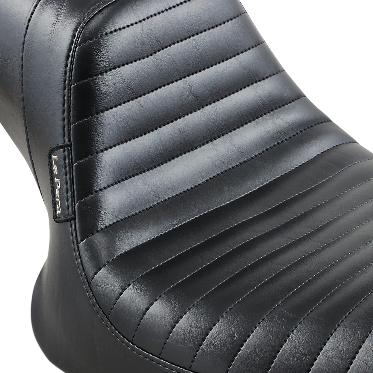 Le Pera Daytona Sport Seat - Pleated - Black - FXR '82-'00