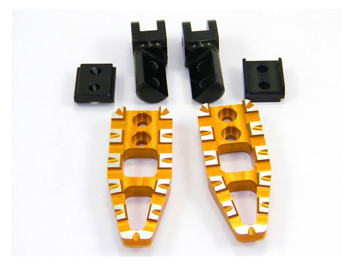 Ducabike DBK PPDV01 Adjustable Rearsets - GOLD