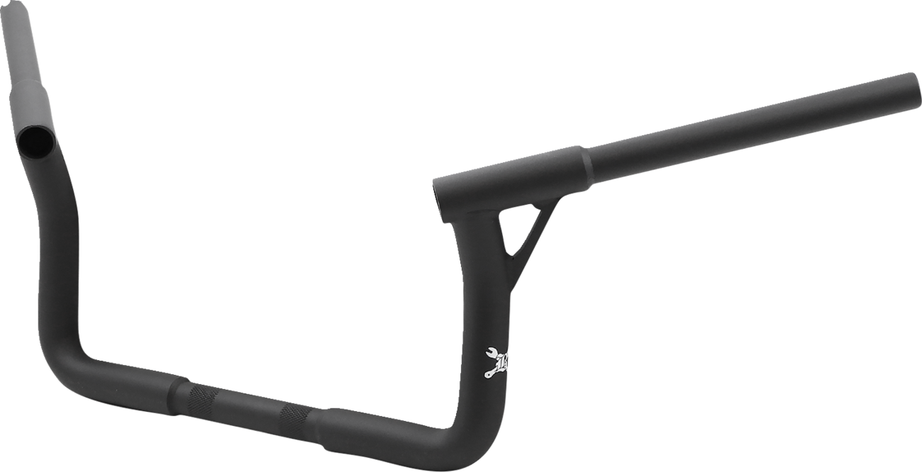 Burly Brand Louie Handlebar - Louie B - 8" - Textured Black