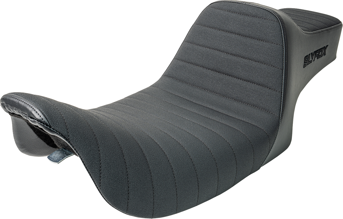 Slyfox High Noon Seat - Vinyl - Classic Stitch - Black Logo - FL '97-'07