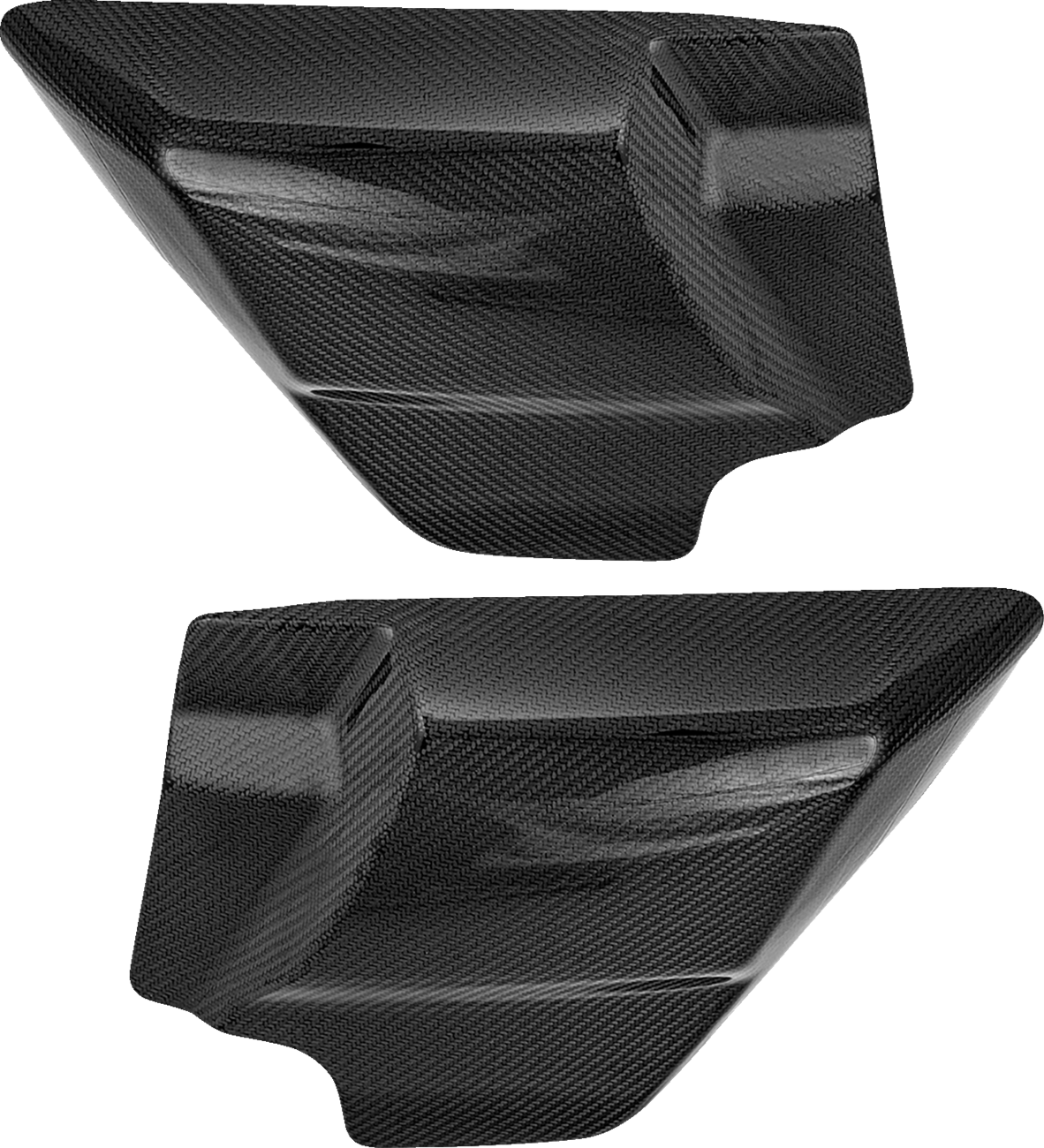 Saddlemen Side Cover - Carbon Fiber/Gloss