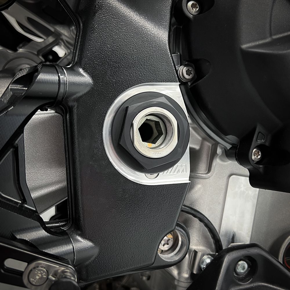 Alpha Racing Left Side CNC Swingarm Axle Nut for BMW S1000RR M1000RR