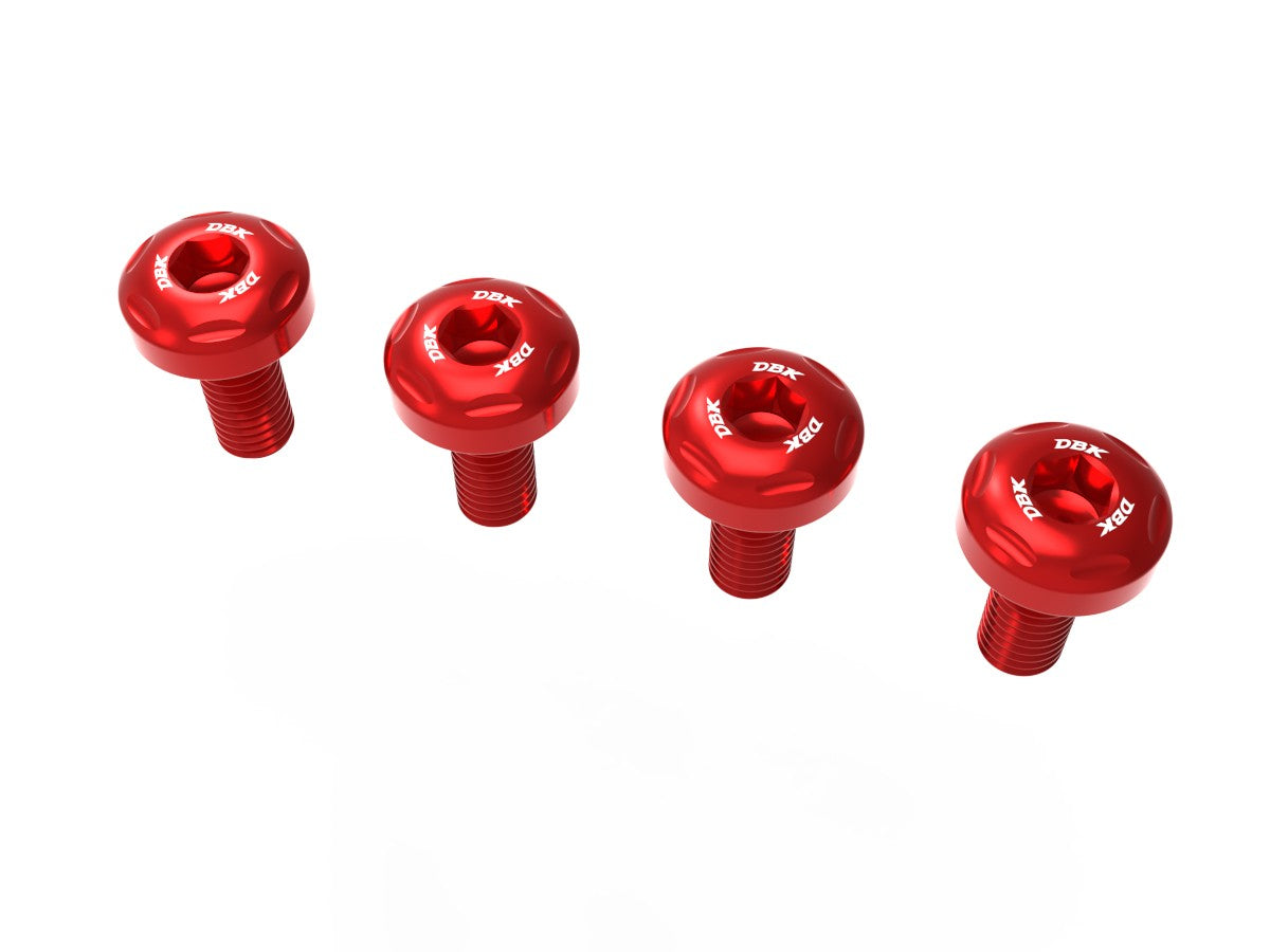 Ducabike DBK KVT103 Panigale V4 MY 2025 Heel Guards Screws Kit - Red