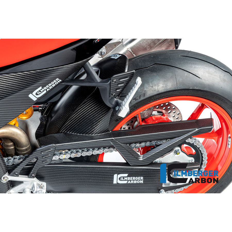 Ilmberger Carbon Rear Hugger With Chain Guard For RSV4 1100 Tuono V4