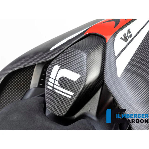 Ilmberger Carbon Fiber Passenger Seat Cover For Ducati Panigale V4 V4S Speciale