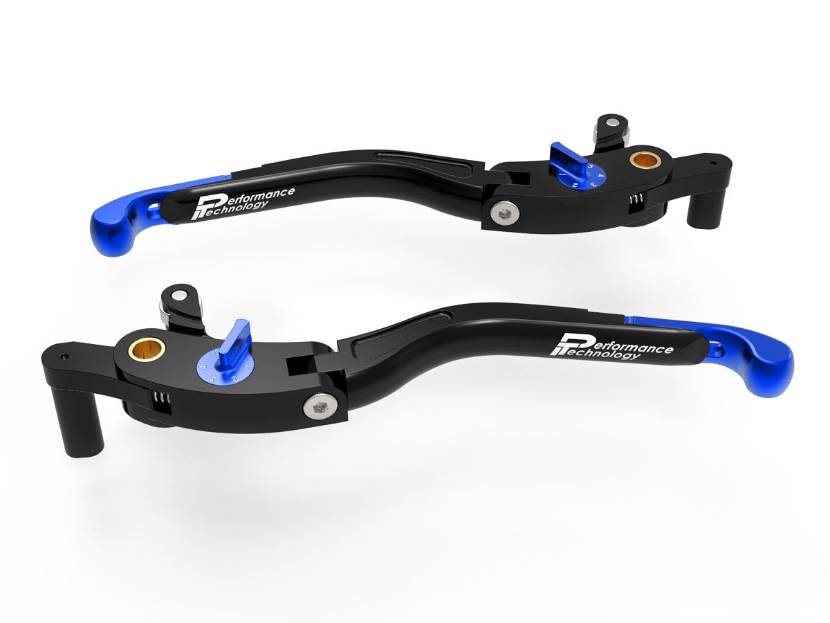 Ducabike DBK LEA15 Brake / Clutch Adjustable Levers Eco GP 2 - BLACK-BLUE