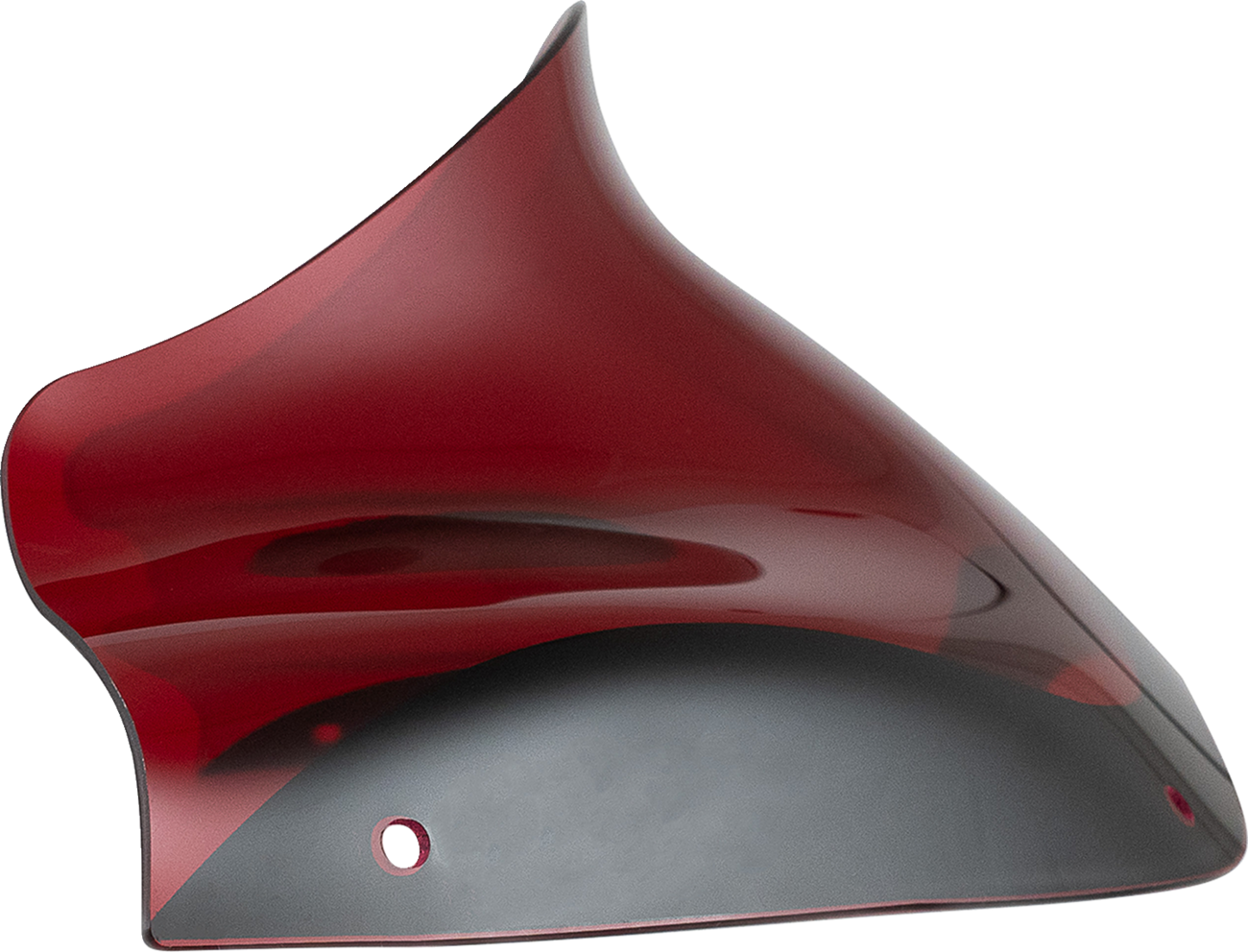 Klock Werks Kolor Flare® Windshield - 8" - Red - '98-'13 FLTR