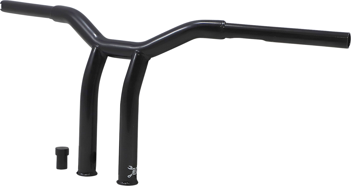 Burly Brand Dominator Handlebar - Raked - 10" - Black