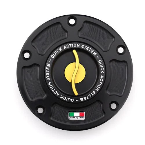 TWM Quick Action CNC Aluminum Gas Cap For Diavel V4 - Gold