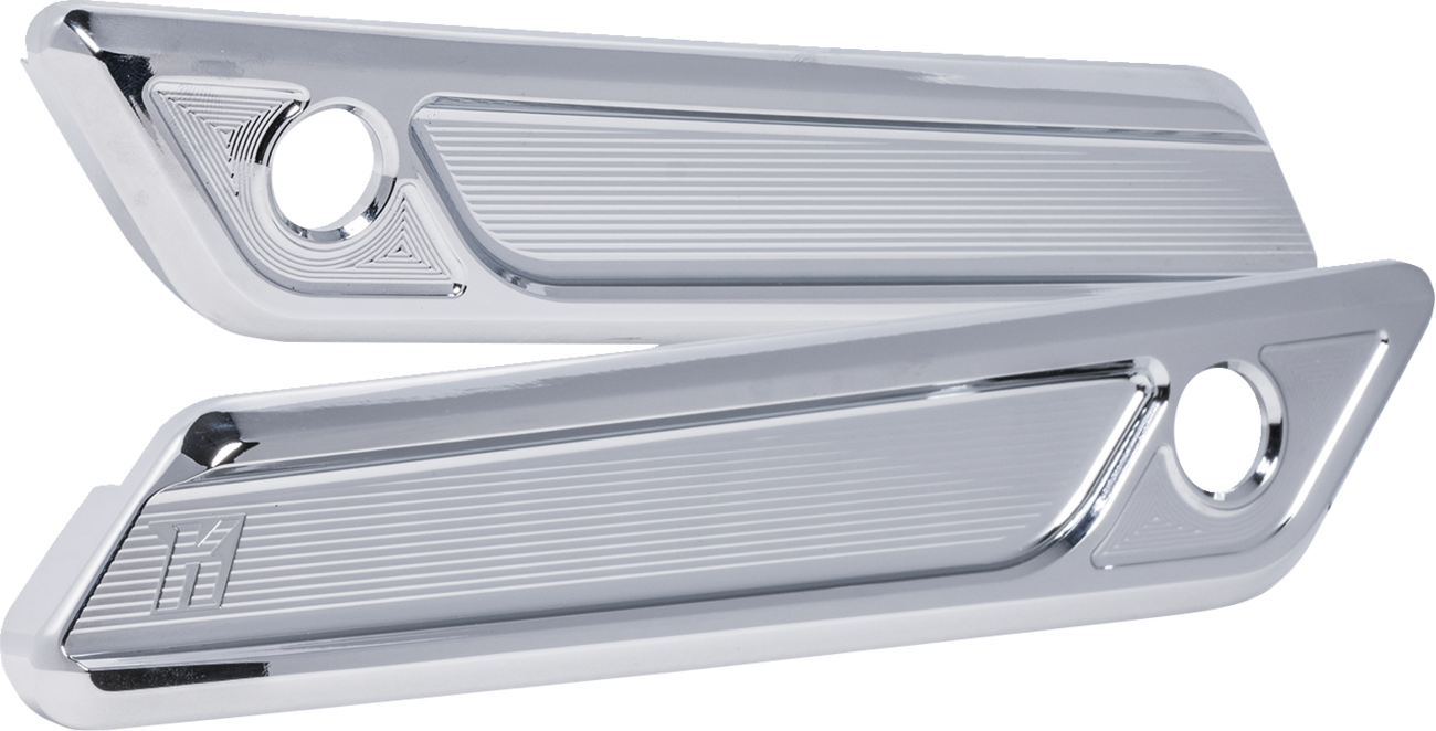 Kodlin USA Saddlebag Latch Covers - Chrome - FLHX/FLTRX '23-'24