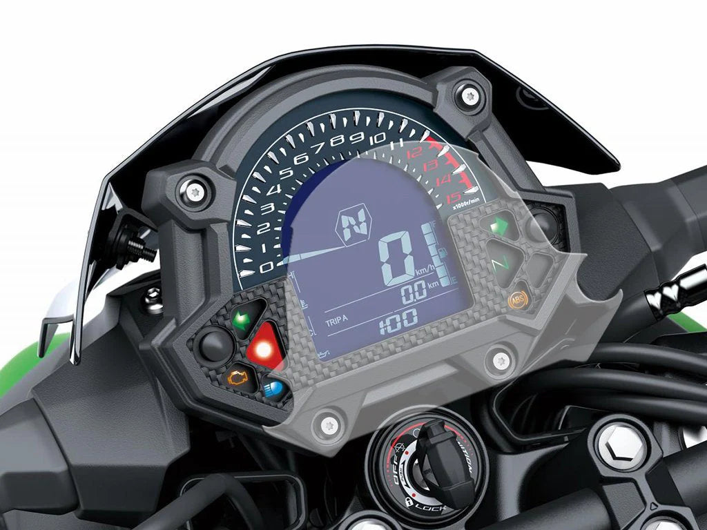 Shieldotron Kawasaki Z400 2019+ / Z650 / Z900 2017+ Instrument Cluster Protector