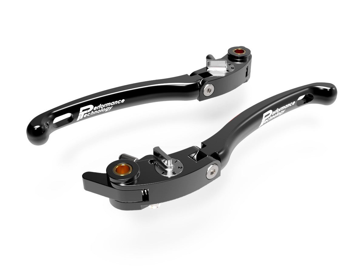Ducabike DBK LE01 Brake / Clutch Adjustable Levers Eco GP 1 - BLACK-SILVER