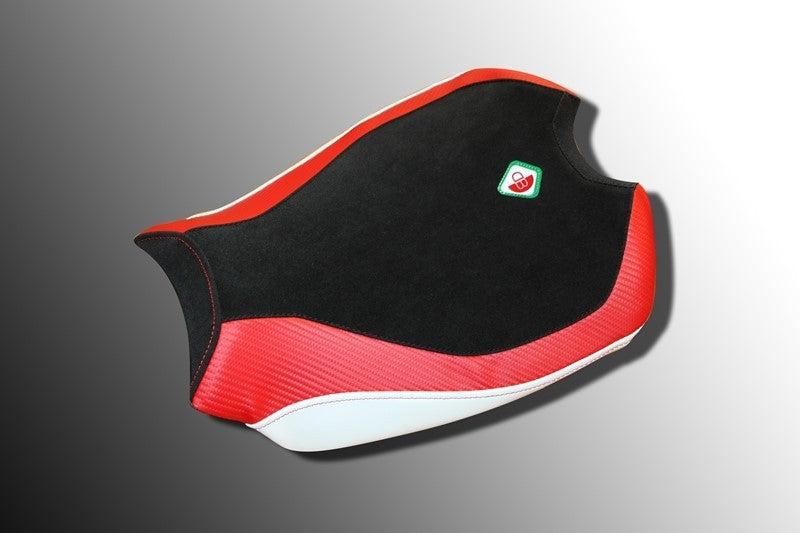 Ducabike DBK CSV201 Panigale V2 Seat Cover Rider - BLACK-RED-WHITE