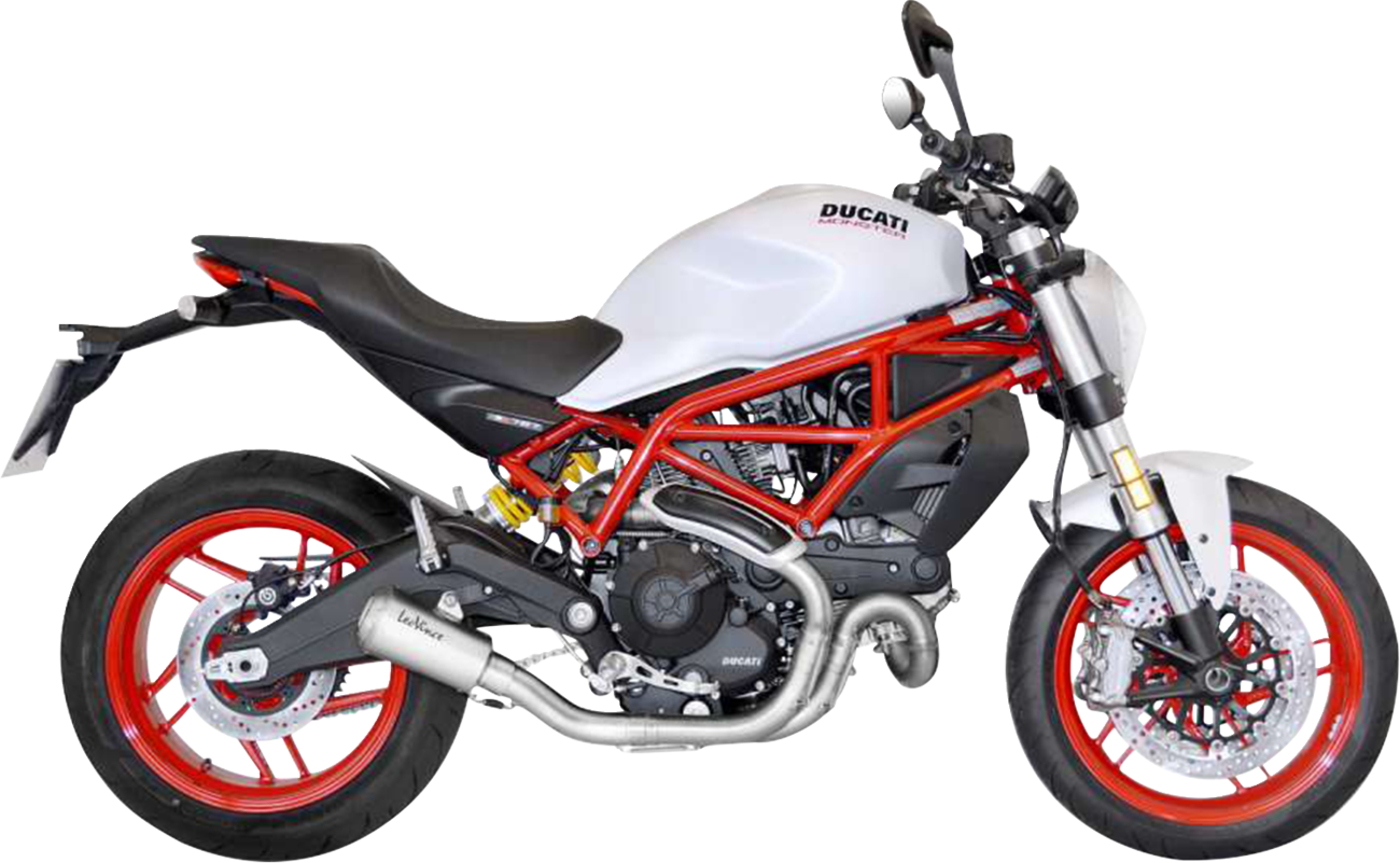LeoVince Stainless Steel LV-10 Muffler For Scrambler