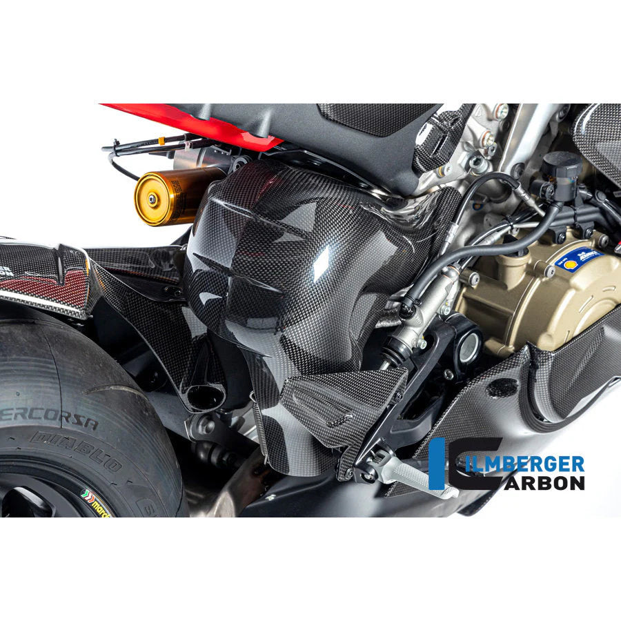 Ilmberger Carbon Fiber Exhaust Heat Shield For Panigale V4 V4S V4SP2