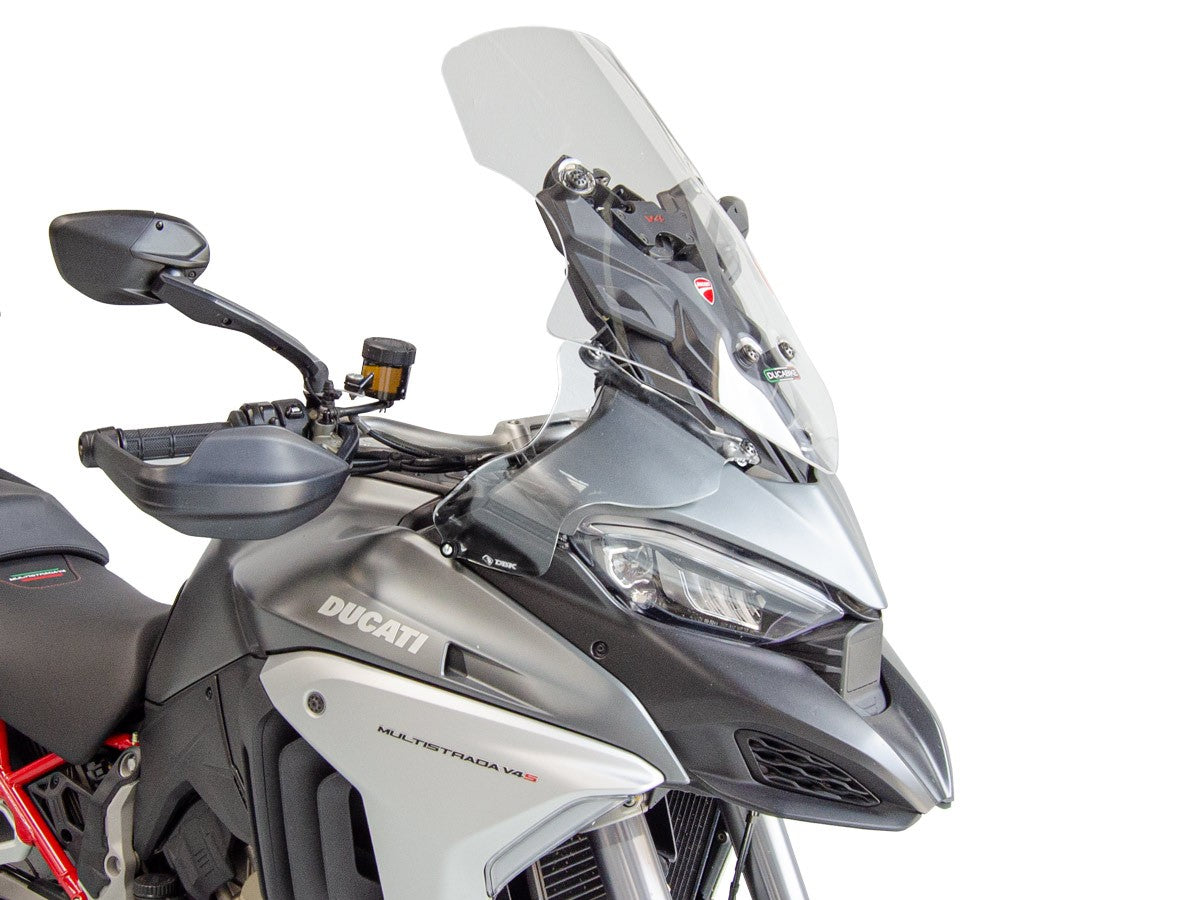 Ducabike DBK DEF01 MTS V4 Pair Of Larger Side Deflectors - TRANSPARENT