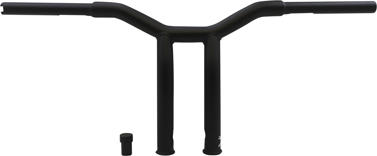 Burly Brand Dominator Handlebar - Raked - 10" - Matte Black