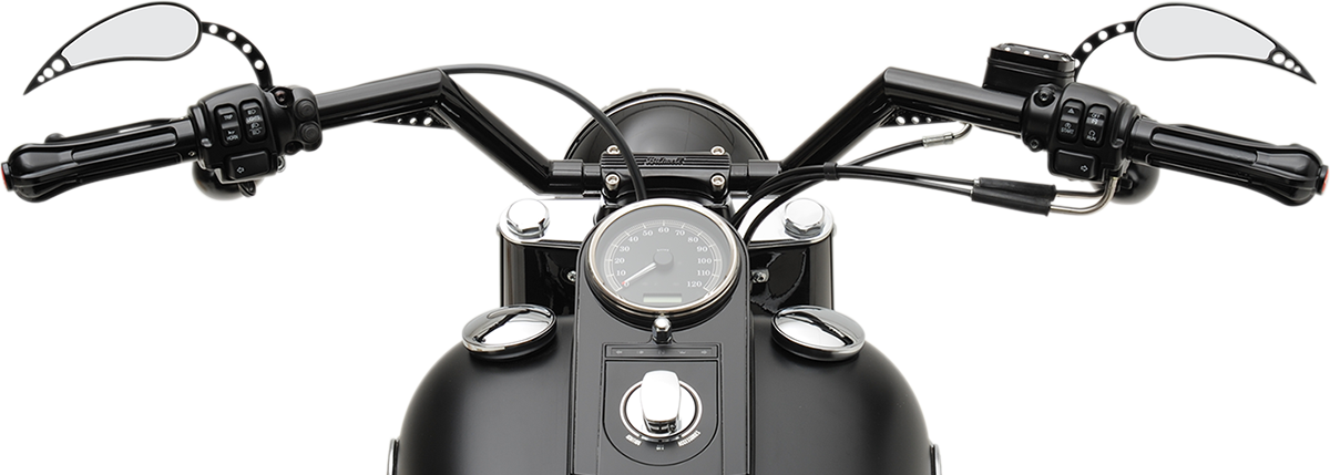Trask 1-1/4" V-Line Handlebar - Standard - Black