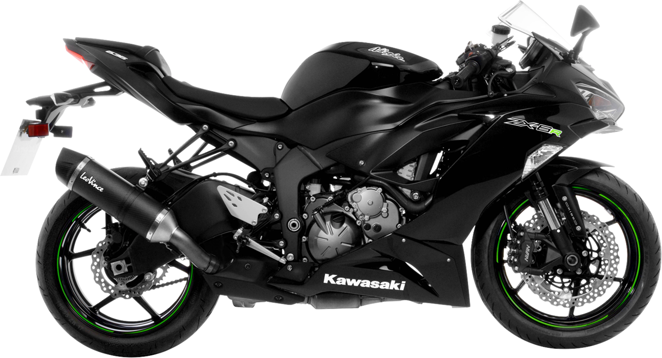 LeoVince Factory S Slip-On Muffler - Carbon Fiber - Tuono