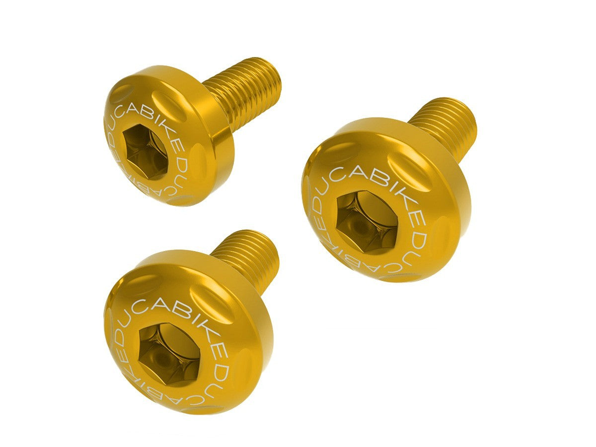 Ducabike DBK KVT25 SFV2 Shock Absorber Cover Screws Kit - GOLD